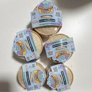 Lot of 5 Mini Squishy Dumpling Mystery Buns Series 3 Five Below Blind Box Bundle